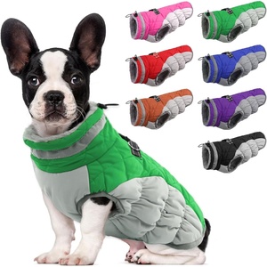 image:imageLelepet Dog Coat Warm Dog Winter Coat Waterproof Dogs Jacket with HarnessGreen
