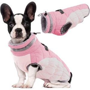 image:imageLelepet Dog Coat Warm Dog Winter Coat Waterproof Dogs Jacket with HarnessPink