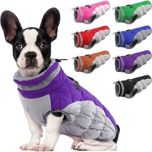 image:imageLelepet Dog Coat Warm Dog Winter Coat Waterproof Dogs Jacket with HarnessPurple