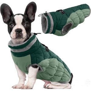 image:imageLelepet Dog Coat Warm Dog Winter Coat Waterproof Dogs Jacket with HarnessTeal Green