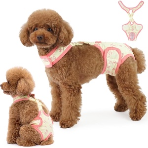 image:imageLelepet Dog Diapers Female Washable Reusable Dog in Heat Diaper L YellowYellow
