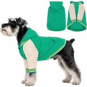 image:imageLelepet Dog Hoodie Warm Fleece Dog Sweater for Small Medium Large Dogs XXLGreen