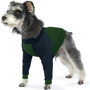image:imageLelepet Dog Recovery Suit for Front Legs Dog Sleeve to Stop Licking Black LGreen