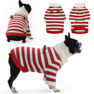 image:imageLelepet Dog Sweaters Christmas Warm Fleece Dog Outfit for Winter LRed2