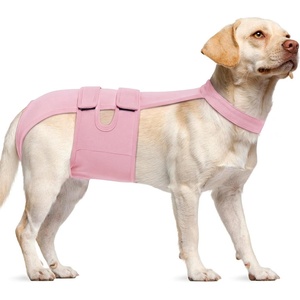 image:imageLelepet Female Dog Diapers for HeatEscapeProof Dog Diaper with SuspendersPink