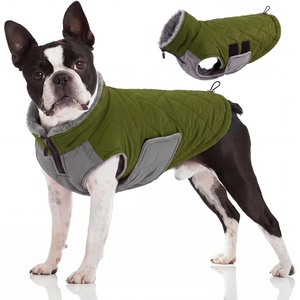 image:imageLelepet Warm Dog CoatWaterproof Dog Winter JacketAdjustable amp ReflectiveArmy Green