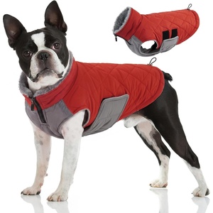 image:imageLelepet Warm Dog CoatWaterproof Dog Winter JacketAdjustable amp ReflectiveRed