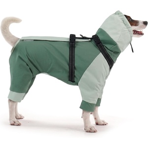 image:imageLelepet Waterproof Dog Coat with Harness Full Body Jacket for DogsGreen